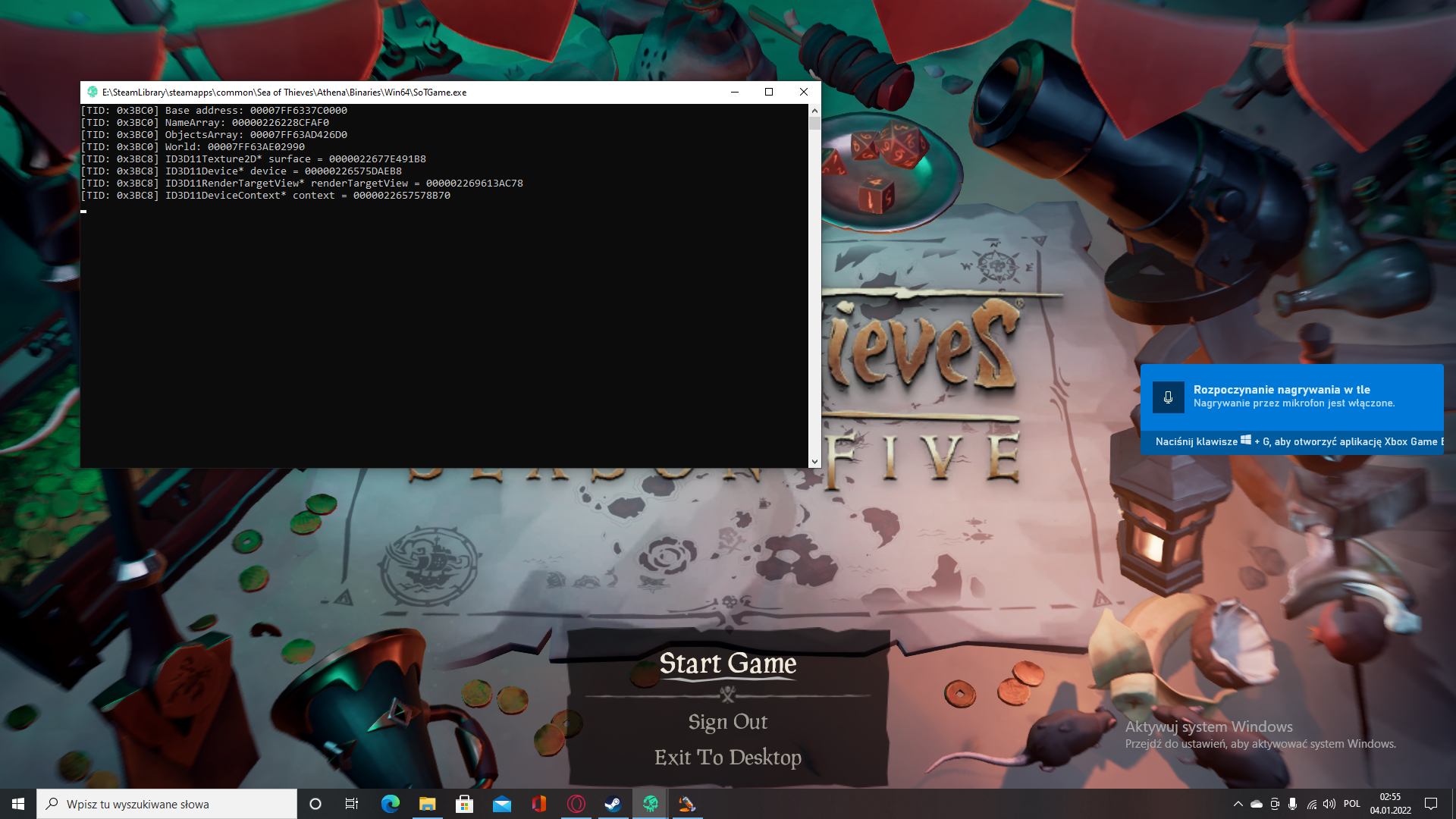 Sea of Thieves Cheat Internal MultiHack Sea of Thieves CSHacked.pl