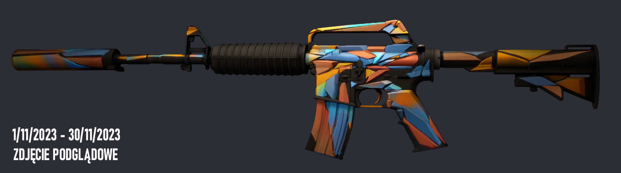 Giveaway Skin Leaded Glass (Minimal Wear) do M4A1S Konkursy / giveaway'e CSHacked.pl